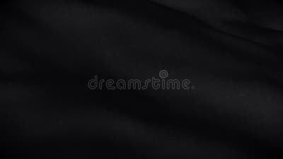 Black Cloth Fabric Texture Waving Ripples Background Stock Footage
