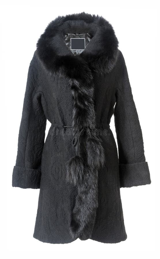 Black coat isolated stock image. Image of isolated, coat - 45750123
