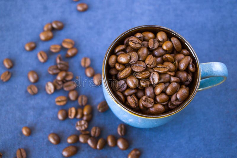 Black Coffee Beans for Cappuccino and Americano Stock Photo Image of