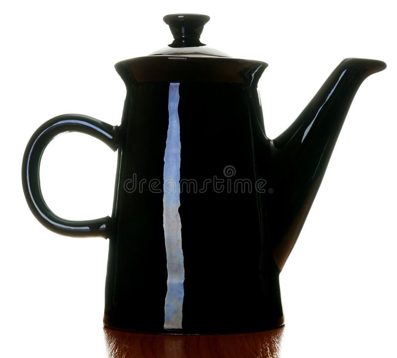 Black coffee pot stock photo. Image of traditional, drink 13350876