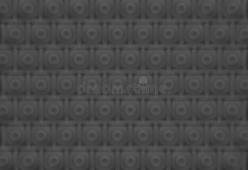 Black color geometric pattern texture, backdrop with round pattern, background wallpaper for desktop and web site royalty free illustration