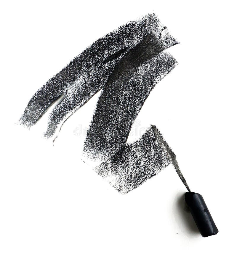 Black Compressed Charcoal Sticks for Drawing. Liquid Black Texture. Stock  Image - Image of tools, stick: 211189429