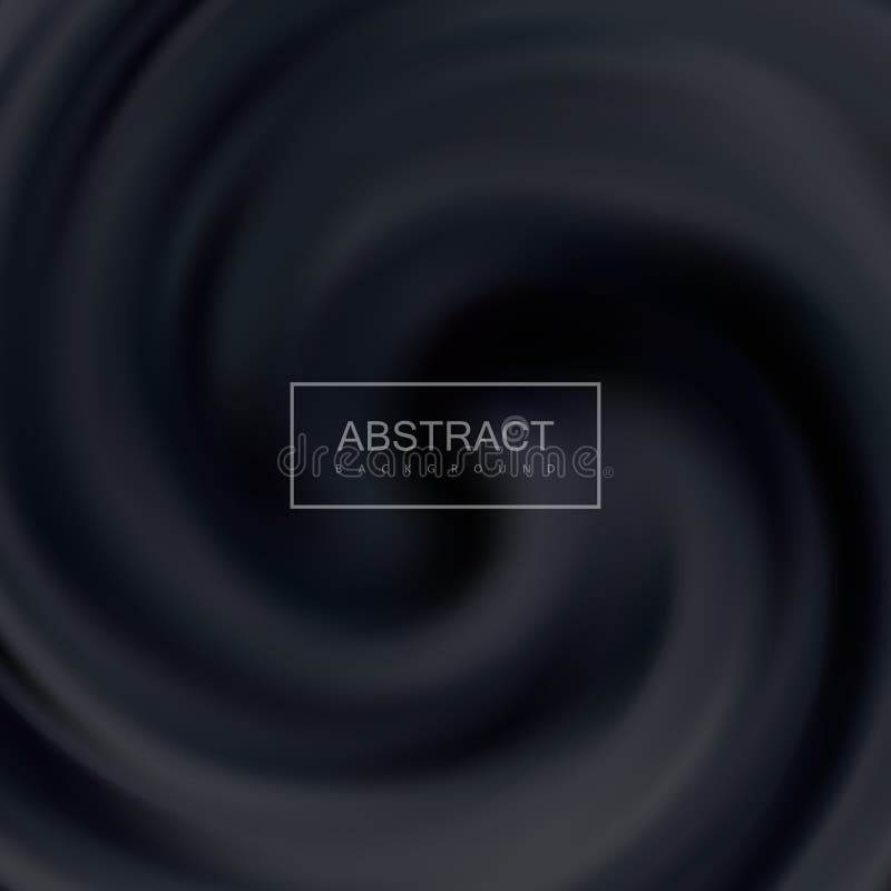 Black Creamy Swirling Background.