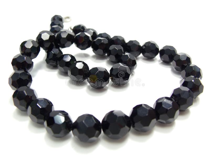 Black crystal bead stock image. Image of crystal, bead 50806661