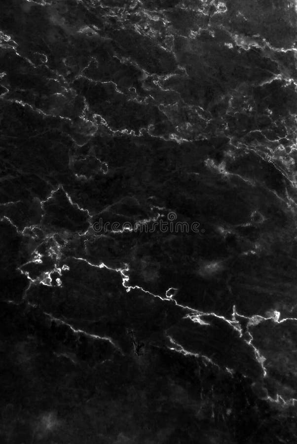 Black and Dark Marble Texture Shot through with White Deep Veining