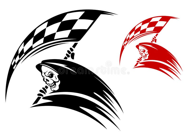 Racing Tribal Tattoo Checkered Flag Stock Illustration 225369031   Shutterstock