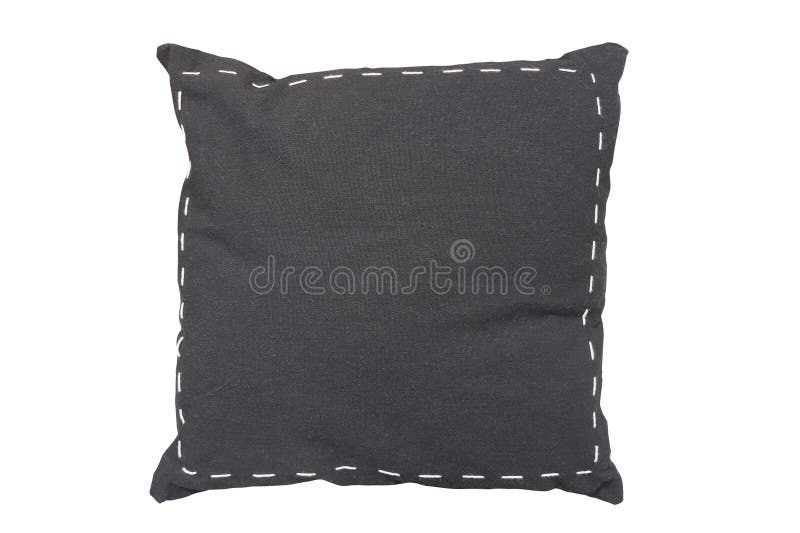 Black decorative pillow stock image. Image of interior 270677375