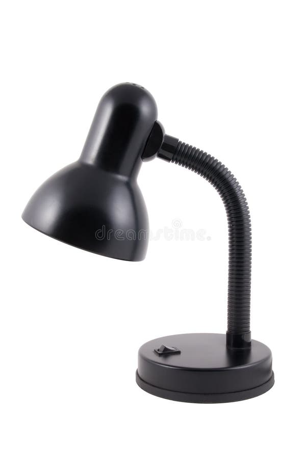 Black desk lamp