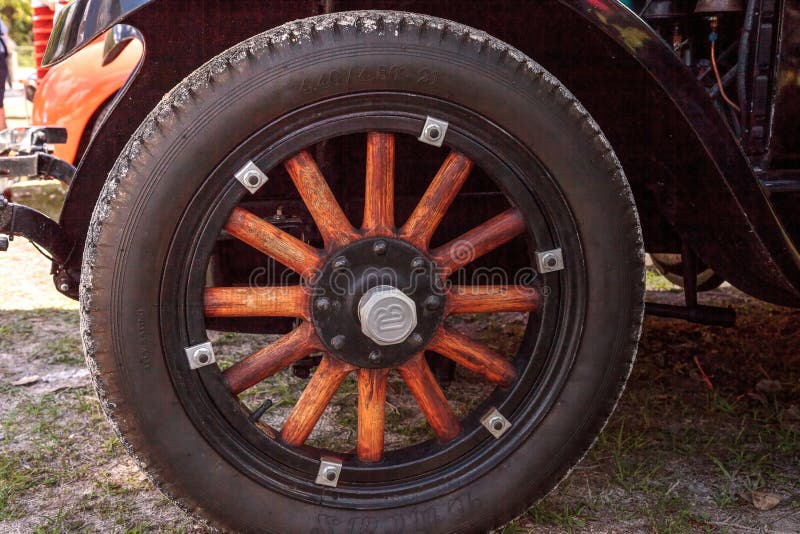 Black 1929 Dodge Brothers Model B at the 10th Annual Classic Car and Craft Show. Estero, Florida, USA - February 23, 2019: Black 1929 Dodge Brothers Model B at royalty free stock images Black 1929 Dodge Brothers Model B at the 10th Annual Classic Car and Craft Show. Estero, Florida, USA - February 23, 2019: Black 1929 Dodge Brothers Model B at royalty free stock images