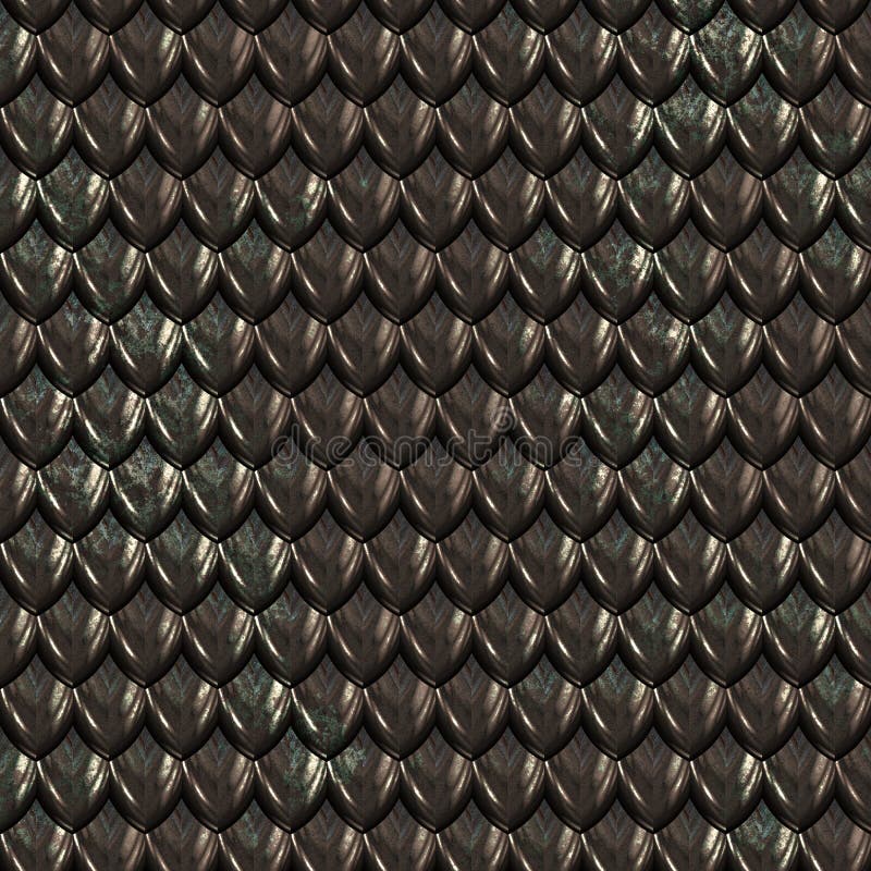 Seamless Texture of Dragon Scales, Reptile Skin Stock Illustration -  Illustration of background, pelt: 145031446