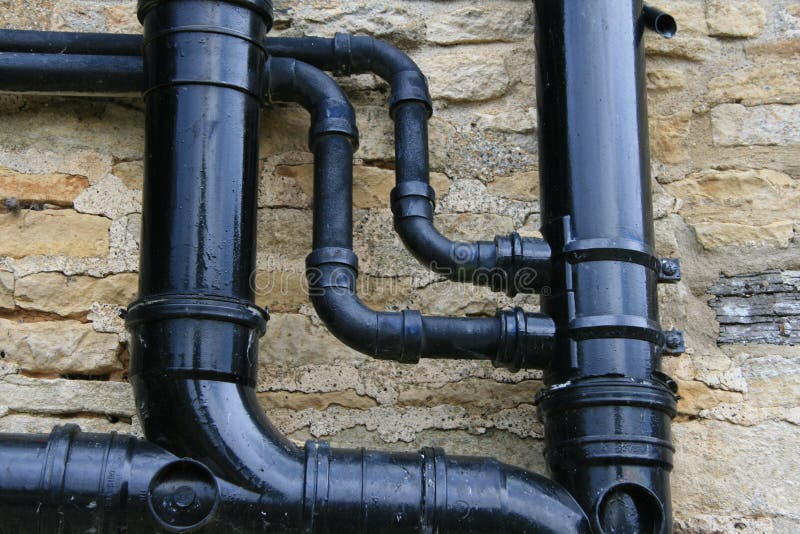 Outdoor plumbing stock image. Image of pipe, infrastructure 36473315
