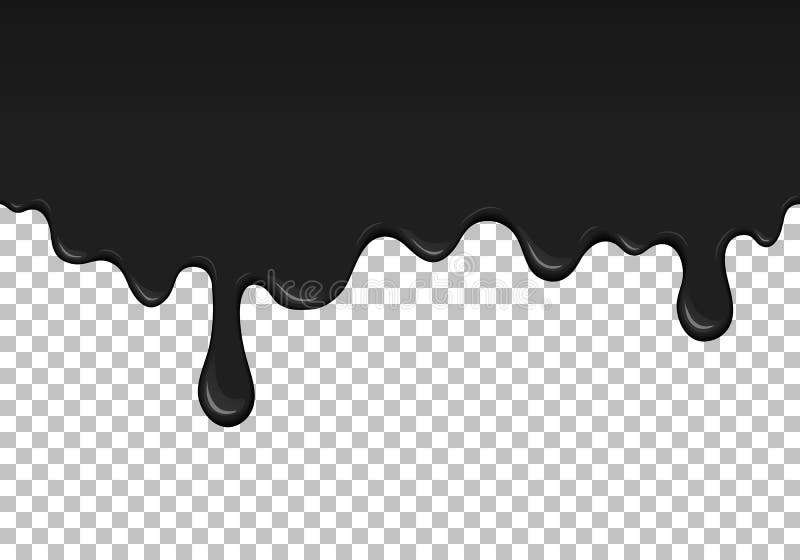 picture Black And White Slime Clipart black dripping slime seamless element