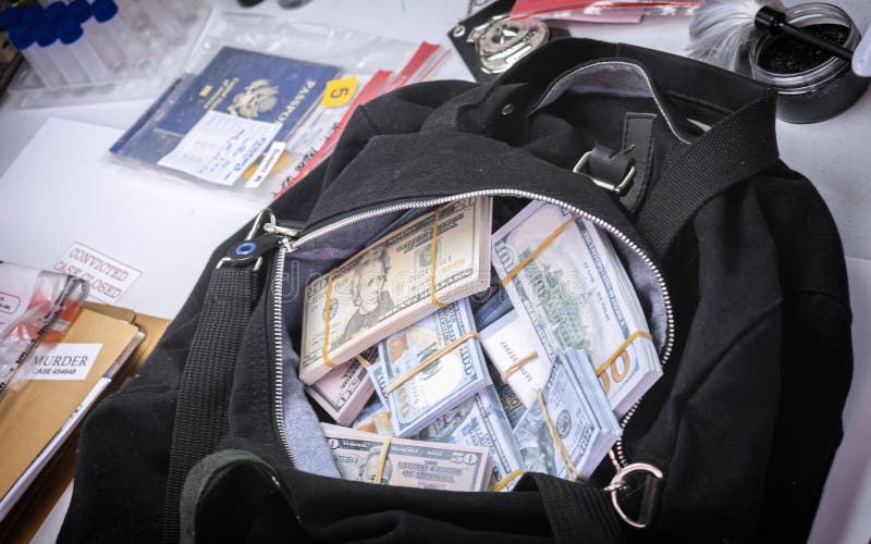 Duffel Bag Full Of Money Stock Photo - Download Image Now - Gym Bag,  Currency, Bag - iStock