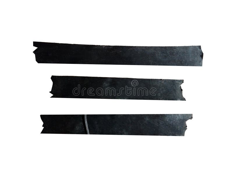 Black Electrical Tape isolated roll on a a White Background top view stock photography