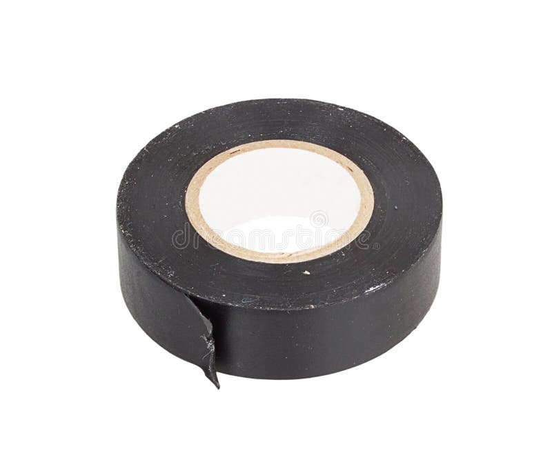 Black electrical tape stock images