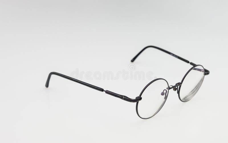 Black Eye Glasses Isolated stock image. Image of design - 50291883