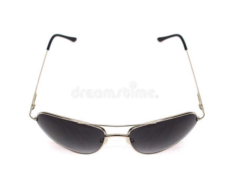 Black Eye Glasses Isolated on White Background Stock Image Image of