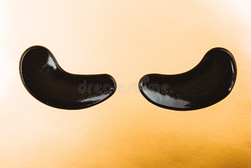 Black eye patches stock image. Image of care, head, collagen - 166298369