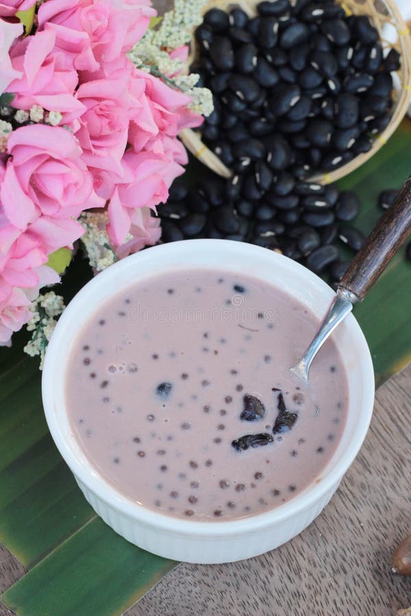 Black Eyed Peas with Coconut Milk is Delicious. Stock Image Image of