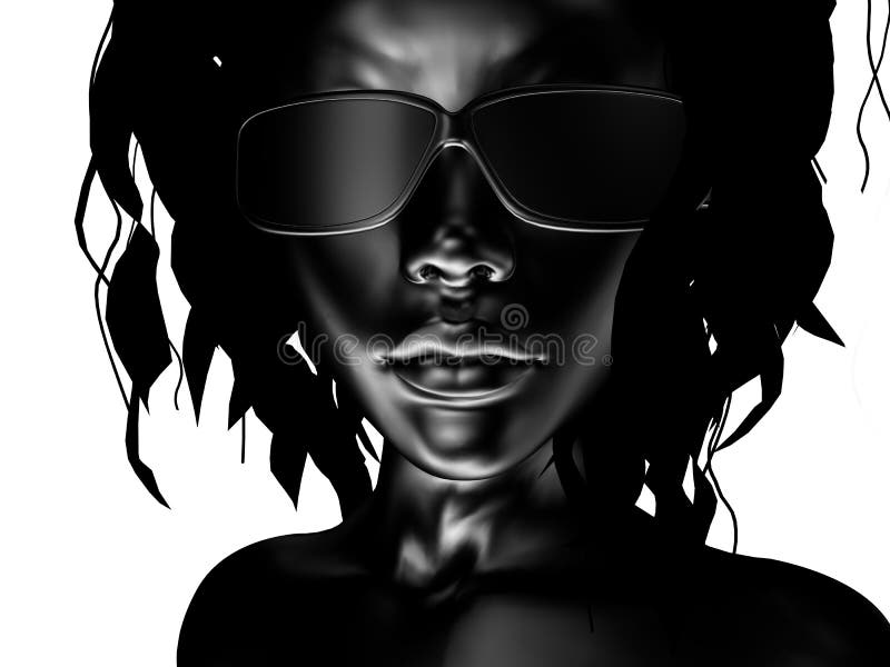 Black female glasses