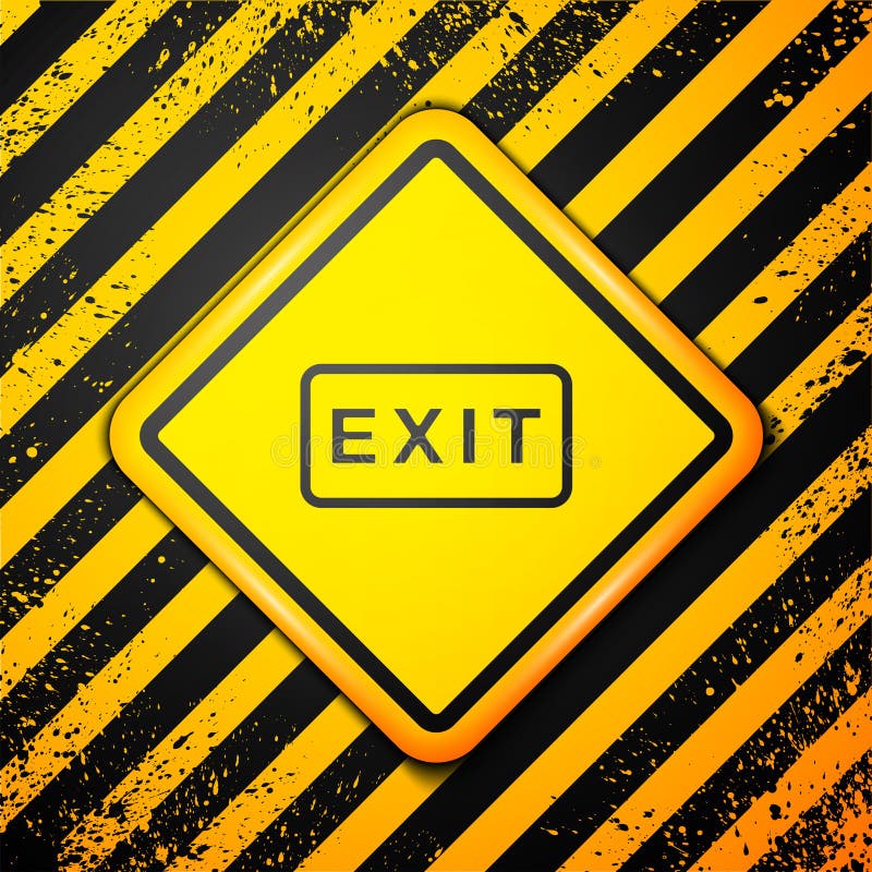 Emergency Exit Yellow Stock Illustrations 475 Emergency Exit Yellow