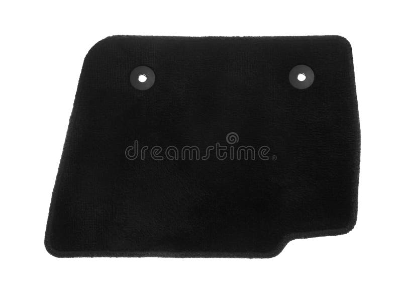 Black Floor Car Carpet Isolated on White Stock Photo Image of carpet