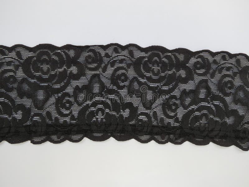 Black lace band stock photo. Image of dress, brugge, lace - 10976104