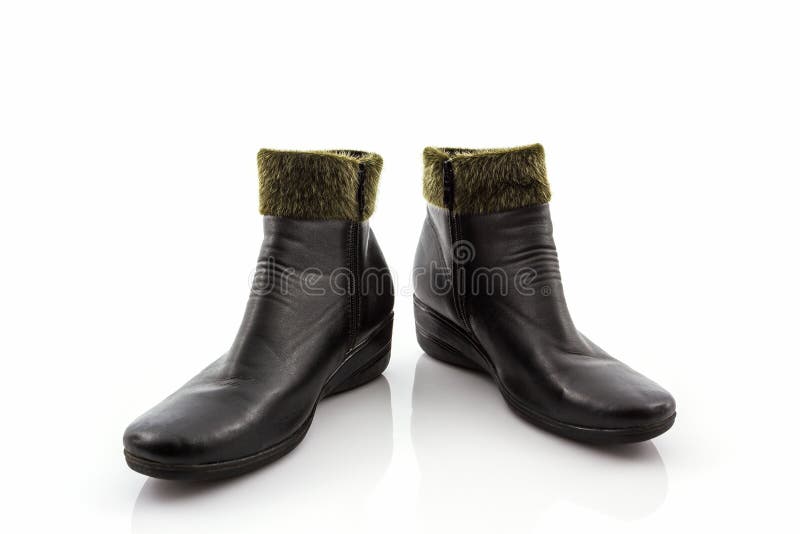 Woolly Warm Boots Stock - Free & Royalty-Free Stock from Dreamstime