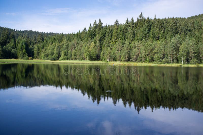 Black Forest Lake stock image. Image of lake, color, blue 22365447