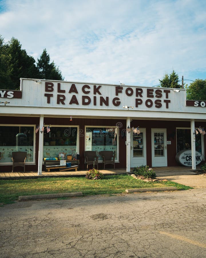 Black Forest Trading Post, Ulysses, Pennsylvania Editorial Photography