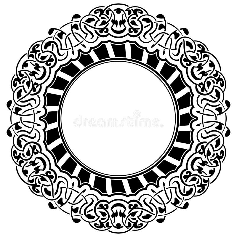 Black frame stock vector. Illustration of beautiful, drawing 22204866