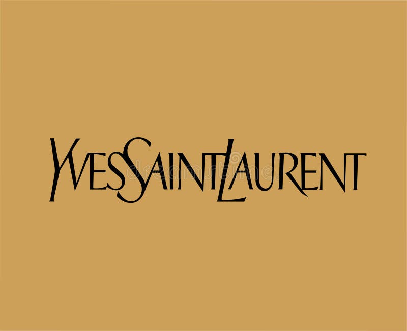 Yves Saint Laurent Logo Stock Illustrations – 11 Yves Saint Laurent ...