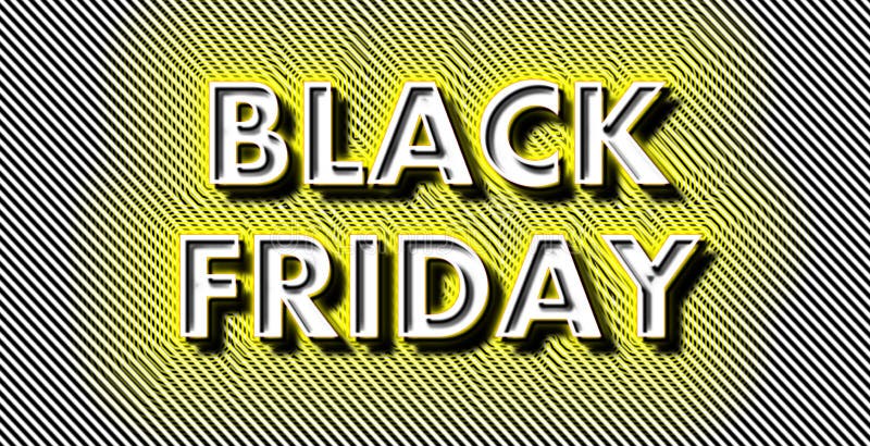 Black Friday au néon sur des bandes photo libre de droits Black Friday au néon sur des bandes photo libre de droits