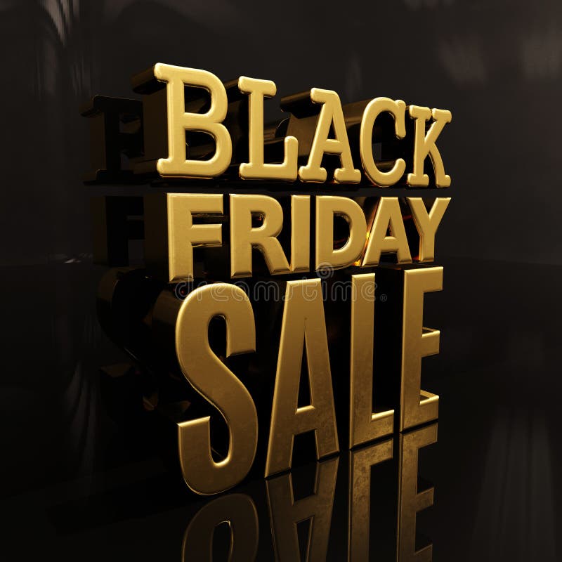 Black Friday-Banner van de Verkoop de Gouden Inschrijving royalty-vrije stock fotografie Black Friday-Banner van de Verkoop de Gouden Inschrijving royalty-vrije stock fotografie