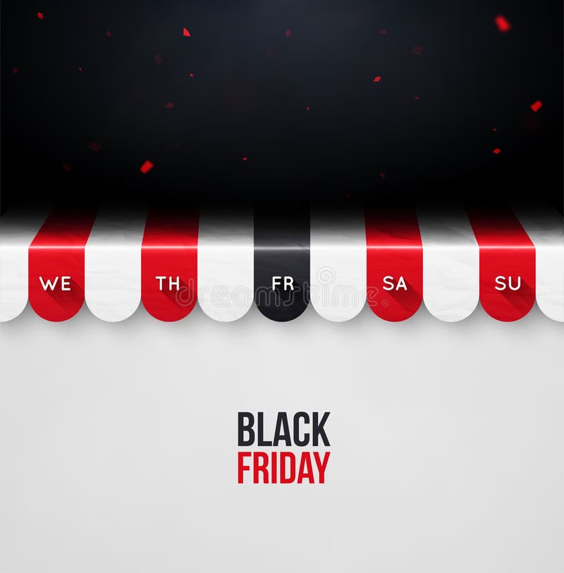 Black Friday vector illustration