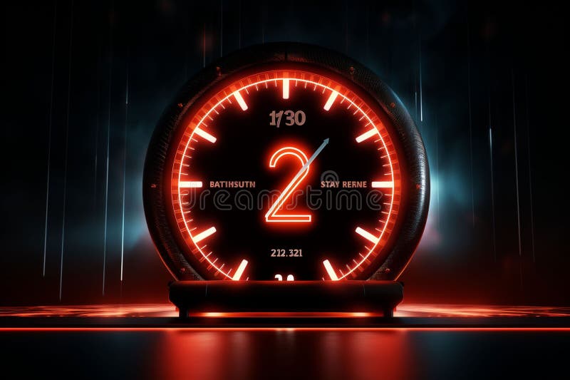 Black Friday Countdown Clock GIF for Social Stock Illustration