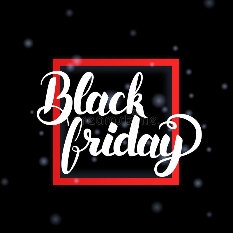 Black Friday in Frame stock vector. Illustration of poster 81201333