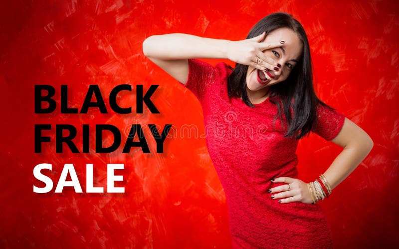 Black Friday försäljningsaffisch arkivbilder