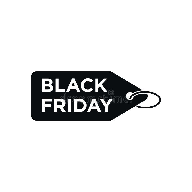 Black Friday Icon Vector Logo Template Stock Vector Illustration of