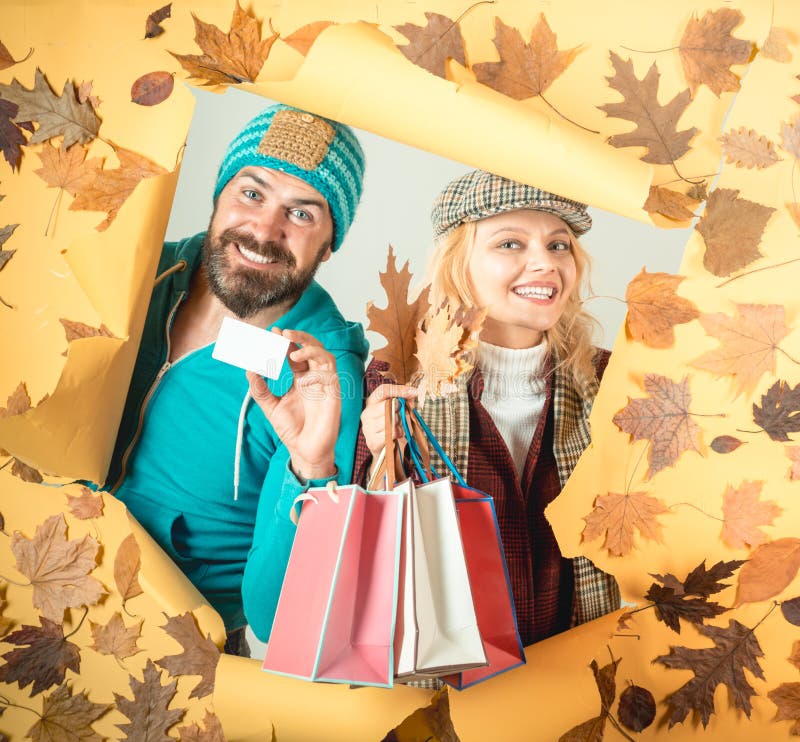 Black friday sale. Autumn Leaves Festival. Autumn happy people and joy Hello november. Black friday shopping. Hello stock photo Black friday sale. Autumn Leaves Festival. Autumn happy people and joy Hello november. Black friday shopping. Hello stock photo