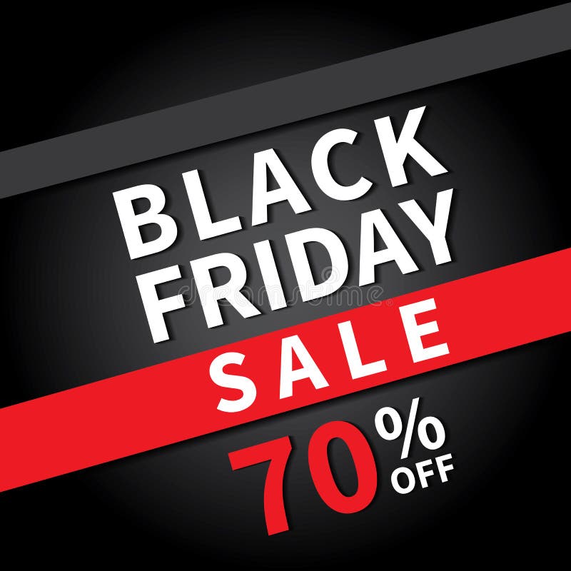 Black Friday Sale Banner Design Template Background. Stock Vector - Will Webs Offer Black Friday Deals