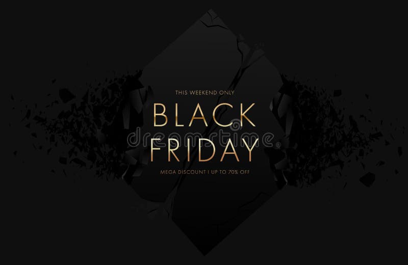 Black friday sale royalty free illustration