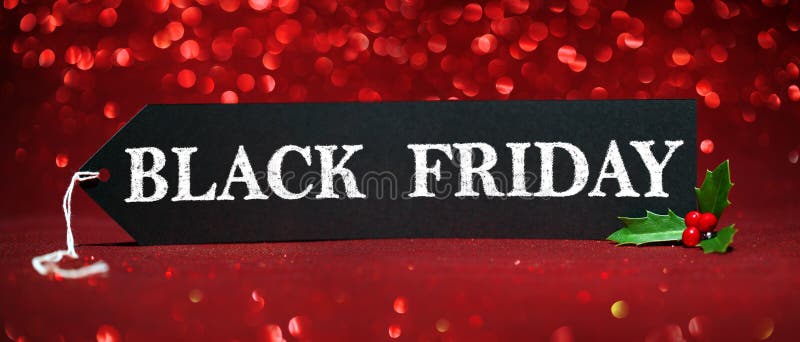 Black Friday sale tag