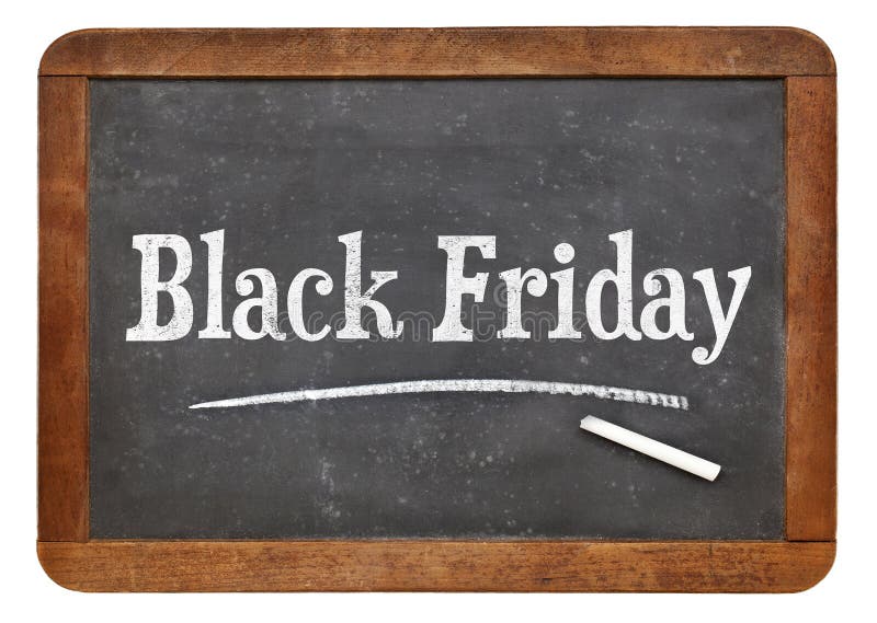 Black Friday - vintage blackboard sign