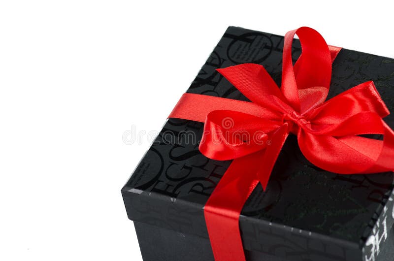 Black gift box stock image. Image of background, xmas 29269087