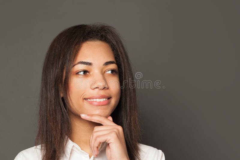 21,736 Girl Thinking Black Background Stock Photos Free & Royalty