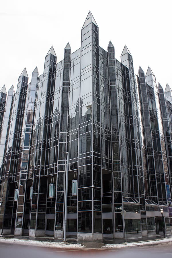 Black Glass Building Corner