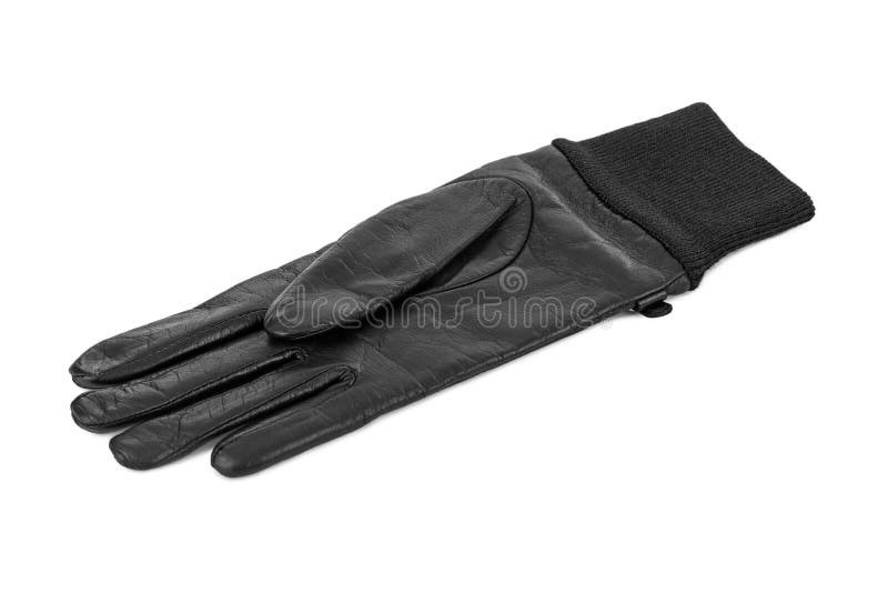 Hand In Black Glove Opening Casket With Jewelry Picture. Image 1436414