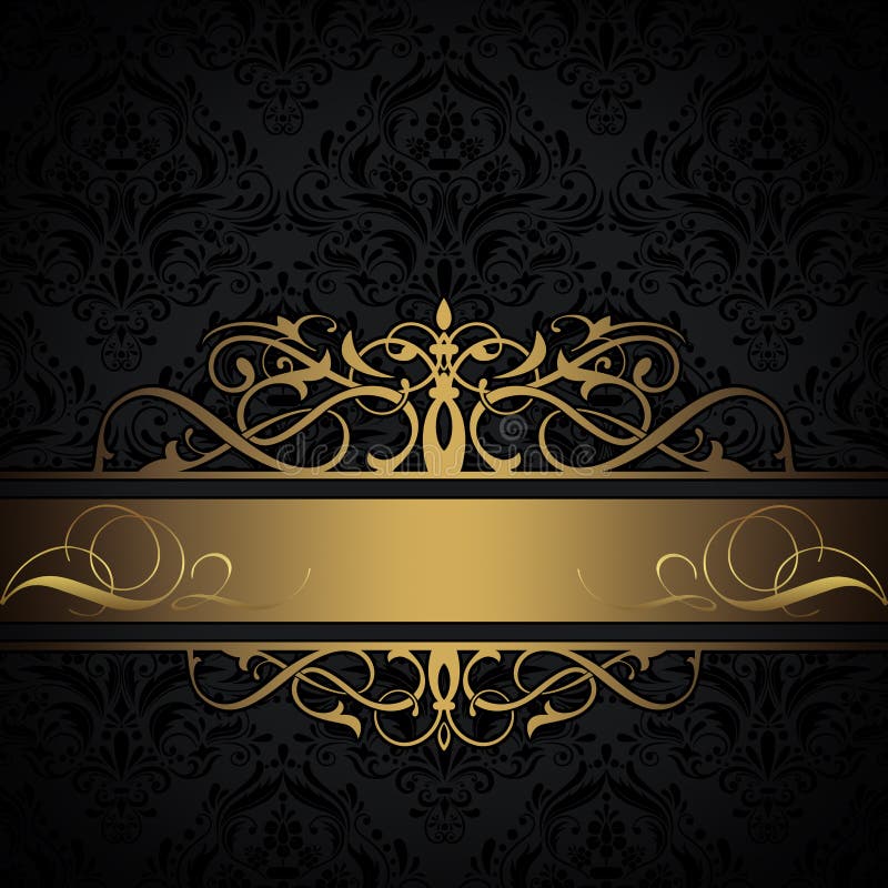 363 Background Hitam Gold Elegant Picture - MyWeb