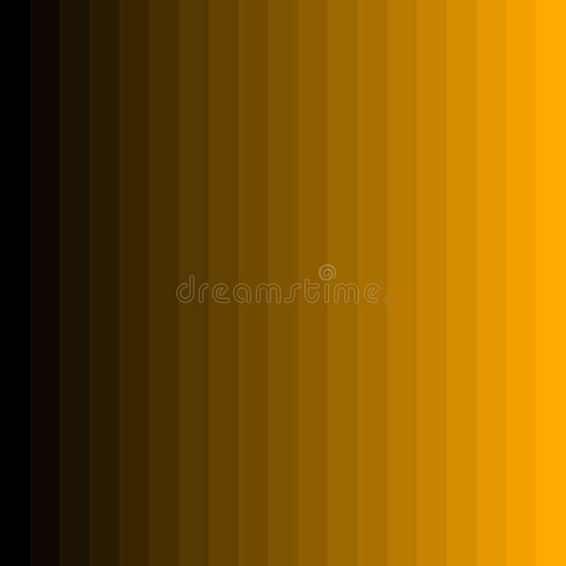 Black Gold Orange Abstract Shapes and Color Combinations Stock